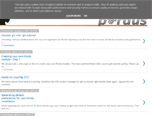Tablet Screenshot of log.pardus.de